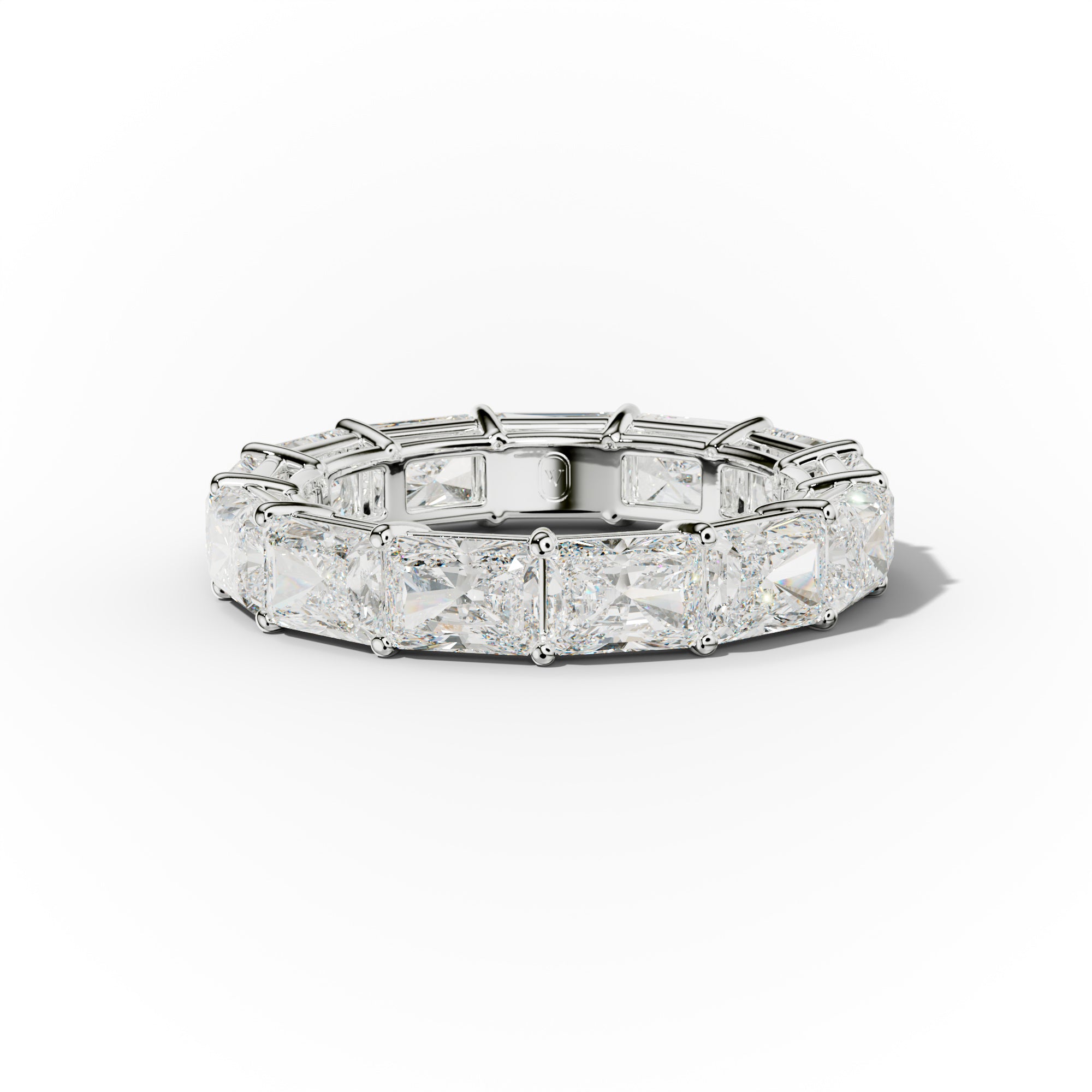 7.0 Carat East West Radiant Cut Diamond Eternity Band